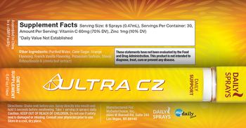 Daily Sprays Ultra CZ - supplement