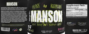 Dark Metal Manson Mixed Berry - supplement