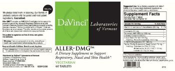 DaVinci Laboratories Of Vermont Aller-DMG - supplement to support respiratory nasal and skin health