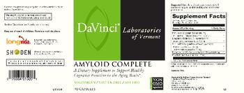 DaVinci Laboratories Of Vermont Amyloid Complete - supplement