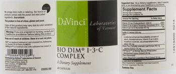 DaVinci Laboratories Of Vermont Bio DIM I-3-C Complex - supplement