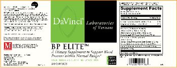 DaVinci Laboratories Of Vermont BP Elite - supplement