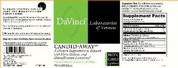DaVinci Laboratories Of Vermont Candid-Away - supplement