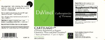 DaVinci Laboratories Of Vermont Cartilage+ - supplement