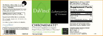 DaVinci Laboratories Of Vermont Chromemate - a chromium supplement