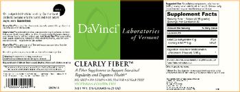 DaVinci Laboratories Of Vermont Clearly Fiber - a fiber supplement