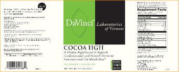 DaVinci Laboratories Of Vermont Cocoa HGH - supplement