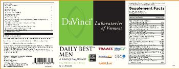 DaVinci Laboratories Of Vermont Daily Best Men - supplement