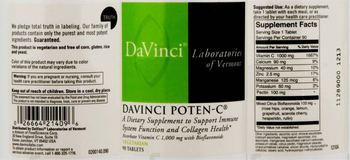 DaVinci Laboratories Of Vermont DaVinci Poten-C - supplement to support immune system function and collagen health