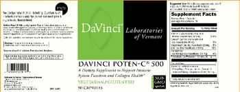 DaVinci Laboratories Of Vermont DaVinci Poten-C 500 - supplement