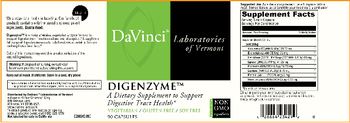 DaVinci Laboratories Of Vermont Digenzyme - supplement to support digestive tract health