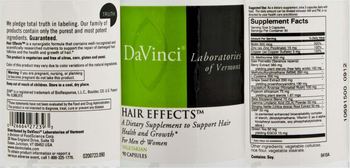 DaVinci Laboratories Of Vermont Hair Effects - supplement to support hair health and growth for men women