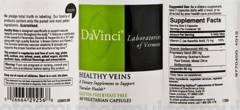DaVinci Laboratories Of Vermont Healthy Veins - supplement to support vascular health