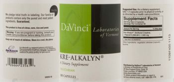 DaVinci Laboratories Of Vermont Kre-Alkalyn - supplement