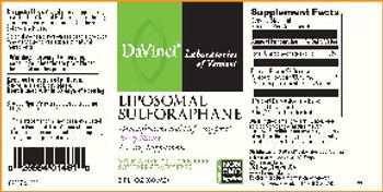 DaVinci Laboratories Of Vermont Liposomal Sulforaphane Berry Flavor - supplement