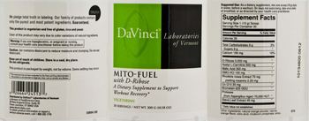 DaVinci Laboratories Of Vermont Mito-Fuel With D-Ribose - supplement to support workout recovery