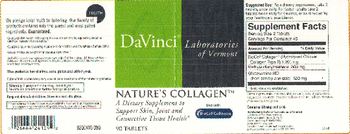 DaVinci Laboratories Of Vermont Nature's Collagen - supplement to support skin joint and connective tissue health