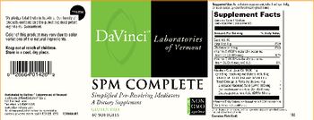 DaVinci Laboratories Of Vermont SPM Complete - supplement