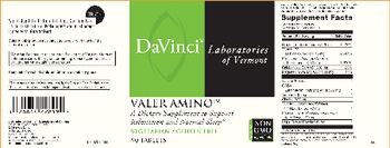 DaVinci Laboratories Of Vermont Valer Amino - supplement to support relaxation and normal sleep