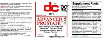 DC Advanced Prostate Plus - supplement
