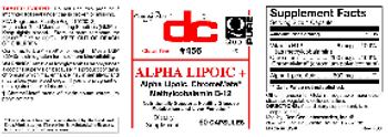 DC Alpha Lipoic + - supplement