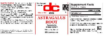 DC Astragalus Root - supplement
