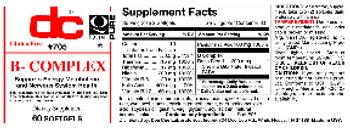 DC B-Complex - supplement