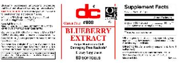 DC Blueberry Extract - supplement