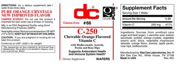 DC C-250 Chewable Orange-Flavored - supplement