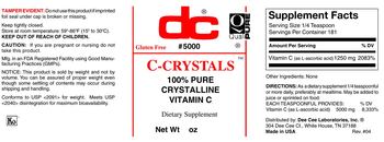 DC C-Crystals - supplement