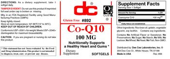 DC Co-Q10 100 mg - supplement
