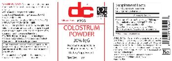 DC Colostrum Powder - supplement