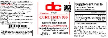 DC Curcumin 950 - supplement