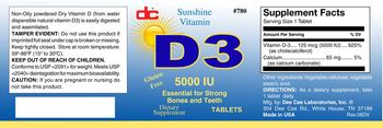 DC D3 5000 IU - supplement