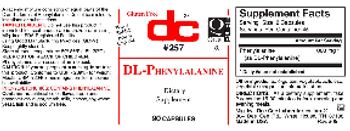 DC DL-Phenylalanine - supplement