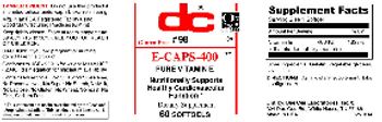 DC E-Caps-400 - supplement