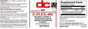 DC E-Plex-400 - supplement