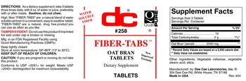 DC Fiber-Tabs - supplement