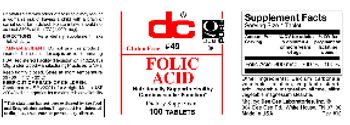 DC Folic Acid - supplement