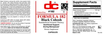 DC Formula 182 - supplement
