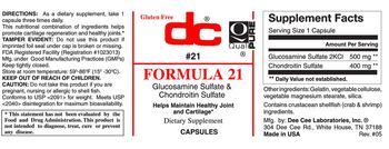 DC Formula 21 - supplement