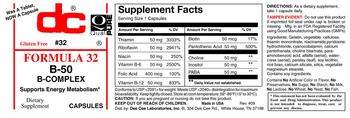 DC Formula 32 - supplement