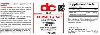 DC Formula 342 - supplement