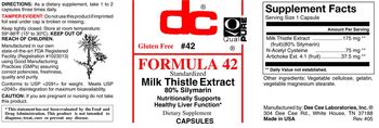 DC Formula 42 - supplement