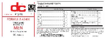 DC Formula 424M - supplement