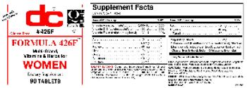 DC Formula 426F - supplement