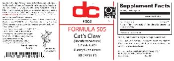 DC Formula 505 Cat's Claw - supplement
