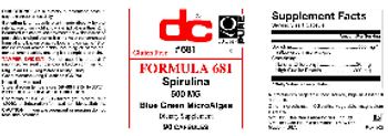 DC Formula 681 - supplement
