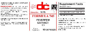 DC Formula 745 - supplement
