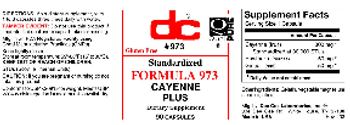 DC Formula 973 - supplement